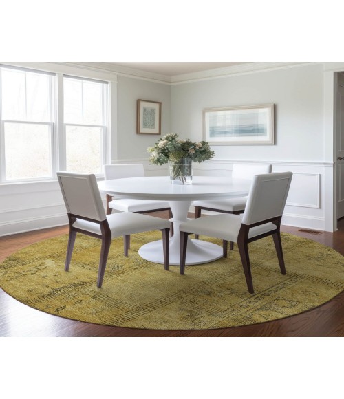 Chantille ACN685 Gold 8' x 8' Rug