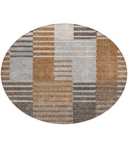 Addison Chantille ACN687 Paprika 8 ft. x 8 ft. Round Rug