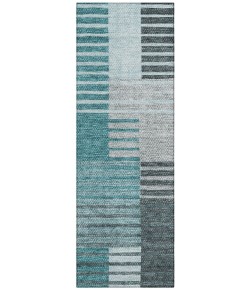 Addison Chantille ACN687 Teal 2 ft. 3 in. x 7 ft. 6 in. Runner Rug