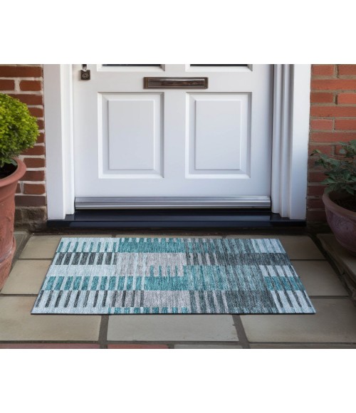 Chantille ACN687 Teal 1'8" x 2'6" Rug