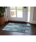 Chantille ACN687 Teal 1'8" x 2'6" Rug