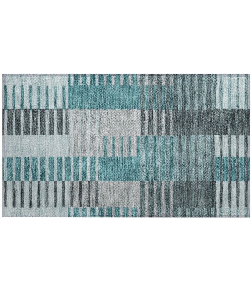 Chantille ACN687 Teal 1'8" x 2'6" Rug