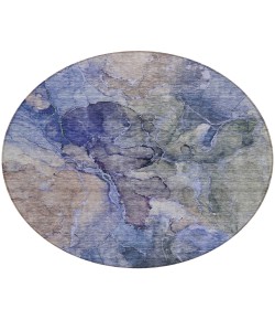 Addison Chantille ACN689 Blue 8 ft. x 8 ft. Round Rug
