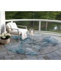Chantille ACN689 Teal 8' x 8' Rug
