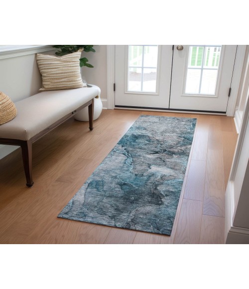 Chantille ACN689 Teal 2'3" x 7'6" Rug