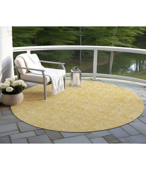 Chantille ACN691 Gold 8' x 8' Rug