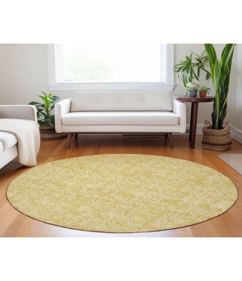 Chantille ACN691 Gold 8' x 8' Rug