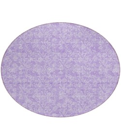 Addison Chantille ACN691 Lilac 8 ft. x 8 ft. Round Rug