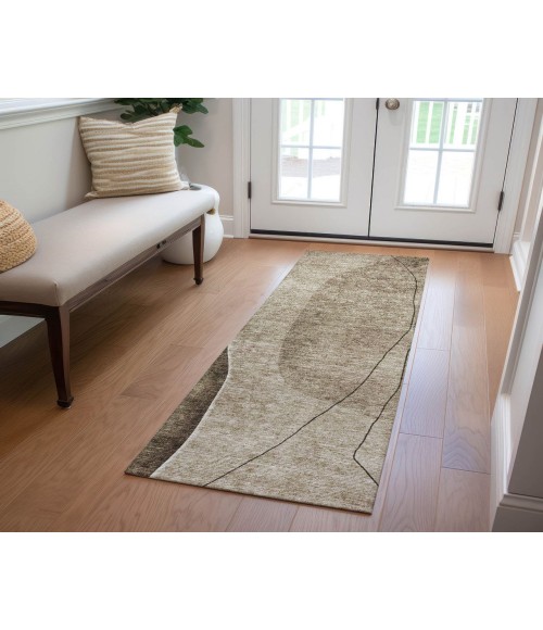 Chantille ACN696 Brown 2'3" x 7'6" Rug