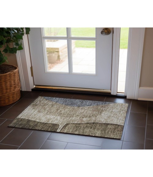 Chantille ACN696 Brown 1'8" x 2'6" Rug