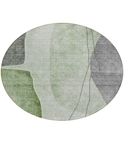 Addison Chantille ACN696 Green 8 ft. x 8 ft. Round Rug