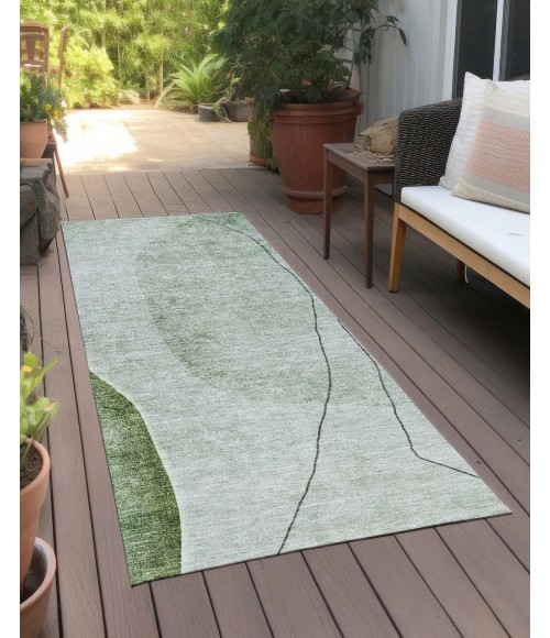 Chantille ACN696 Green 2'3" x 7'6" Rug