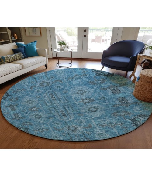 Chantille ACN697 Blue 8' x 8' Rug