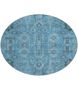 Addison Chantille ACN697 Blue 8 ft. x 8 ft. Round Rug