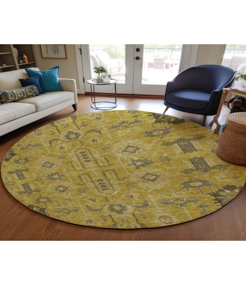 Chantille ACN697 Gold 8' x 8' Rug