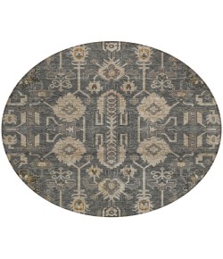 Addison Chantille ACN697 Gray 8 ft. x 8 ft. Round Rug