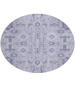 Addison Chantille ACN697 Lavender 8 ft. x 8 ft. Round Rug