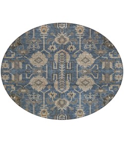 Addison Chantille ACN697 Navy 8 ft. x 8 ft. Round Rug
