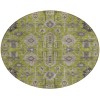 Addison Chantille ACN697 Olive 8 ft. x 8 ft. Round Rug