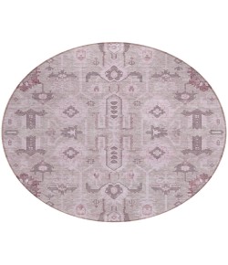Addison Chantille ACN697 Pink 8 ft. x 8 ft. Round Rug
