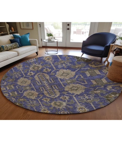 Chantille ACN697 Purple 8' x 8' Rug