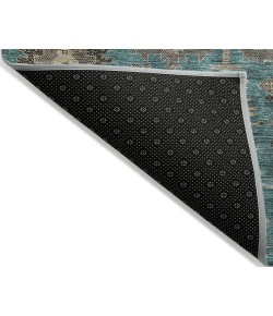 Addison Chantille ACN697 Teal 8 ft. x 8 ft. Round Rug
