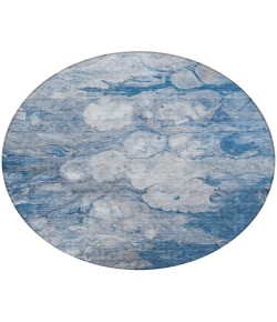 Addison Chantille ACN698 Blue 8 ft. x 8 ft. Round Rug