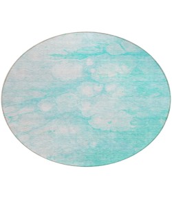 Addison Chantille ACN699 Aqua 8 ft. x 8 ft. Round Rug