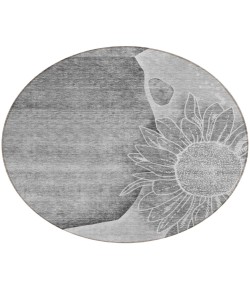 Addison Chantille ACN700 Gray 8 ft. x 8 ft. Round Rug