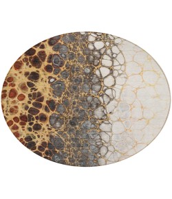 Addison Chantille ACN707 Ivory 8 ft. x 8 ft. Round Rug