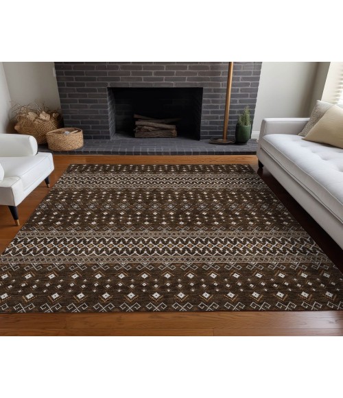 Chantille ACN708 Chocolate 5' x 7'6" Rug