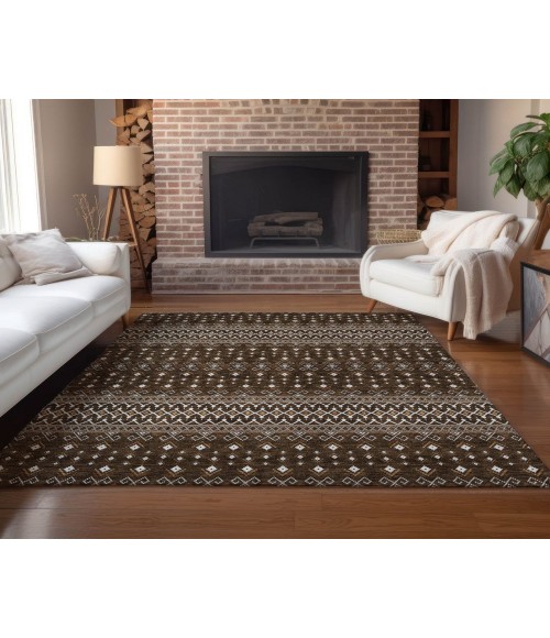 Chantille ACN708 Chocolate 5' x 7'6" Rug
