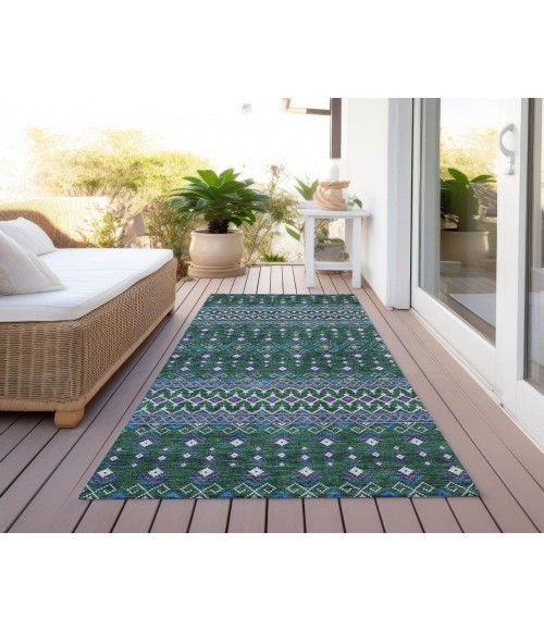 Chantille ACN708 Green 2'3" x 7'6" Rug