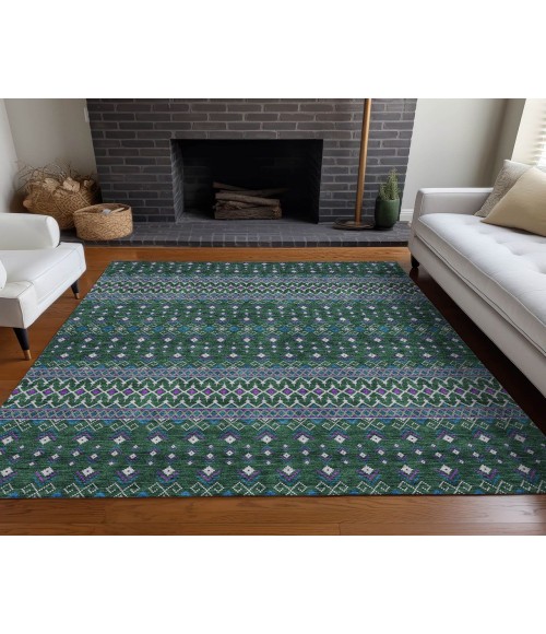 Chantille ACN708 Green 5' x 7'6" Rug