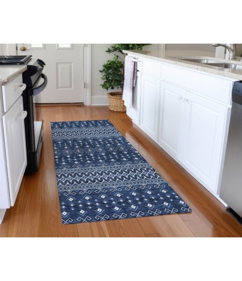 Chantille ACN708 Navy 2'3" x 7'6" Rug
