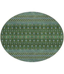 Addison Chantille ACN708 Olive 8 ft. x 8 ft. Round Rug