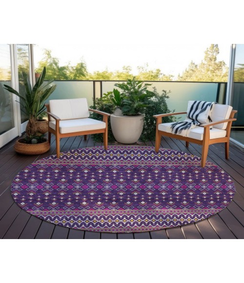 Chantille ACN708 Purple 8' x 8' Rug