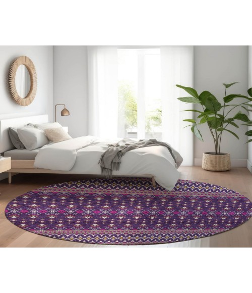 Chantille ACN708 Purple 8' x 8' Rug