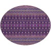Addison Chantille ACN708 Purple 8 ft. x 8 ft. Round Rug