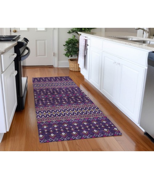 Chantille ACN708 Purple 2'3" x 7'6" Rug