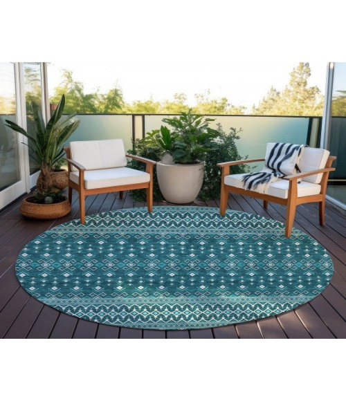 Chantille ACN708 Teal 8' x 8' Rug