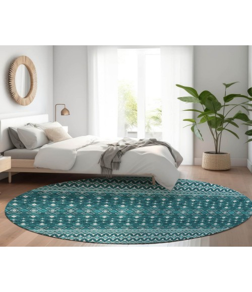 Chantille ACN708 Teal 8' x 8' Rug