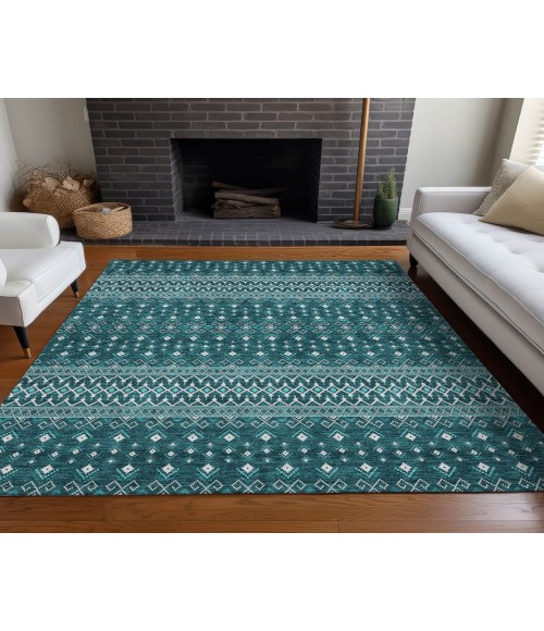 Chantille ACN708 Teal 5' x 7'6" Rug