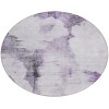 Addison Chantille ACN710 Purple 8 ft. x 8 ft. Round Rug