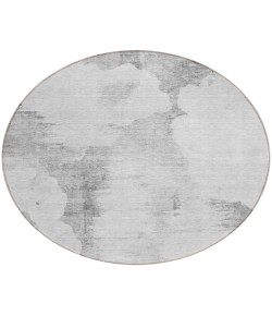 Addison Chantille ACN710 Silver 8 ft. x 8 ft. Round Rug