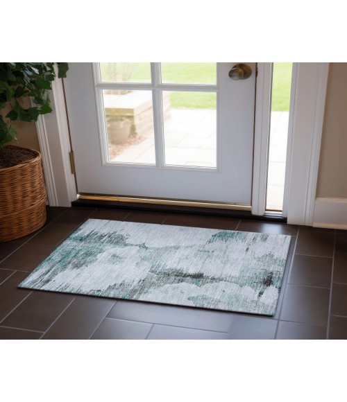 Chantille ACN710 Teal 1'8" x 2'6" Rug