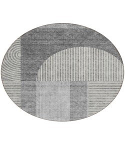 Addison Chantille ACN711 Gray 8 ft. x 8 ft. Round Rug