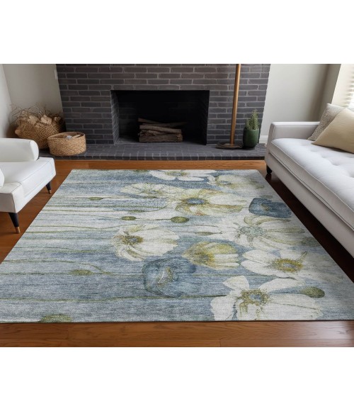 Chantille ACN712 Blue 2'6" x 3'10" Rug