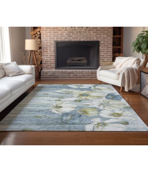 Chantille ACN712 Blue 2'6" x 3'10" Rug