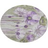 Addison Chantille ACN712 Purple 8 ft. x 8 ft. Round Rug